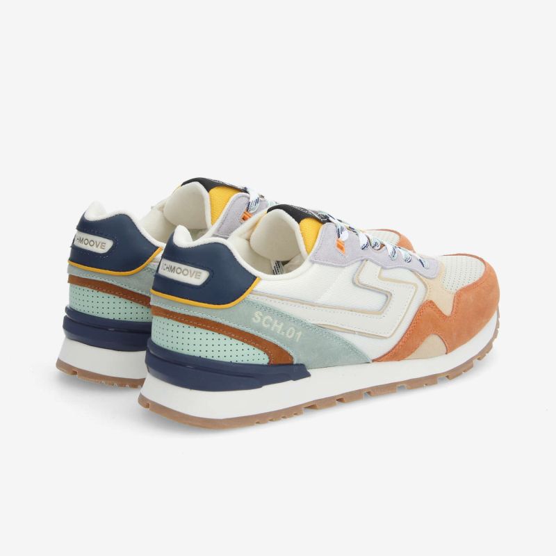 CAPE CODE RUNNER M - SUEDE/NYL/PUNCH - OCHRE/OFF WHITE